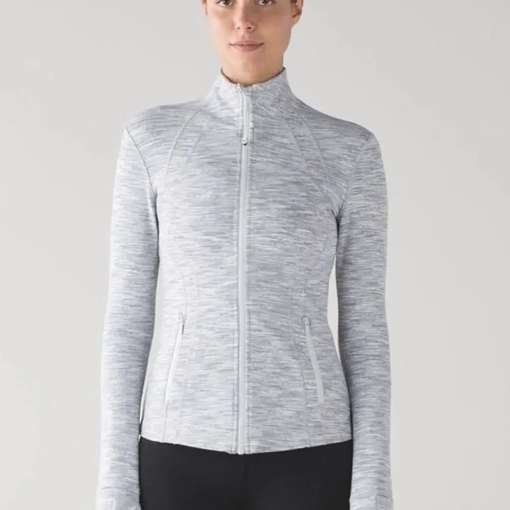 Lululemon Define Jacket Heathered Gray Full Zip Size 6